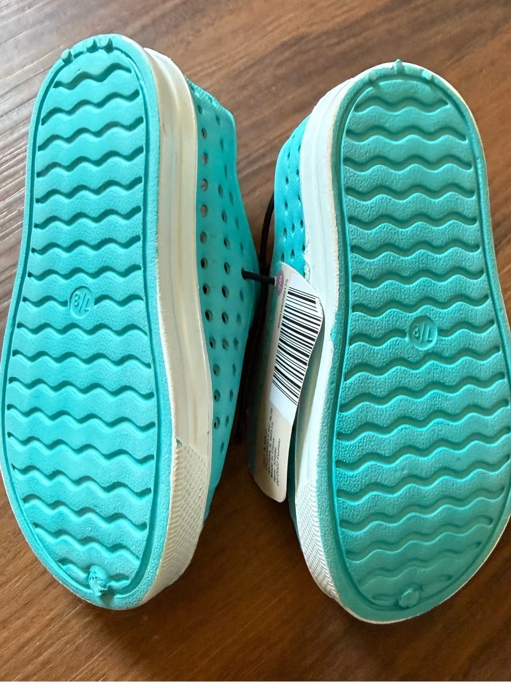 Kids Slip-On Water Shoes in Mint Green - Comfortable Beach Play